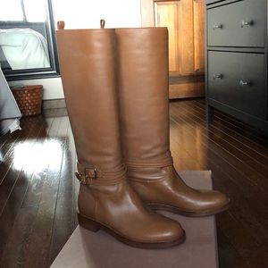 Gianvito Rossi Manor buckled leather knee boot 38